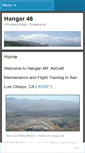 Mobile Screenshot of hangar46.com